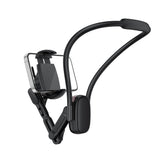 Suport Acefast Neck Phone (E33), for GoPro, Phone, with Clamp, 360° Adjustable, Secure Fit, Silicone Neckband, Negru