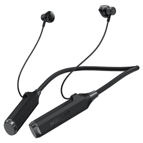 Casti Acefast Bluetooth Earphones (N6), for Sport, Behind the Head, Neckband, Bluetooth 5.4, IPX4, TF Card Slot, 1000mAh- Black