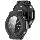 Folie de protectie smartwatch Techsuit Defense360 Pro + Screen Protector compatibil cu Amazfit T-Rex 3, Negru
