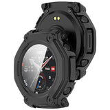Folie de protectie smartwatch Techsuit Defense360 Pro + Screen Protector compatibil cu Amazfit T-Rex 3 Pro 48mm, Negru