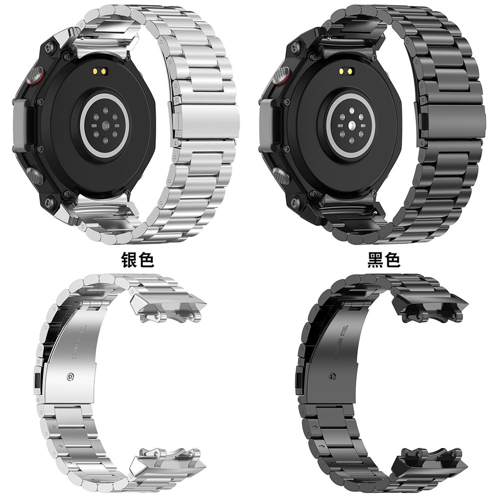 Curea smartwatch Techsuit Watchband (W010) pentru Amazfit T-Rex 3, argintie