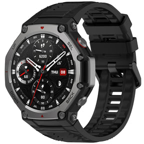 Curea smartwatch Techsuit Watchband (W067) compatibil cu Amazfit T-Rex 3, Negru