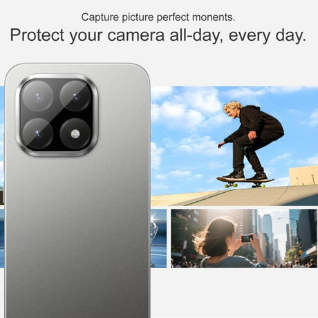 Folie de protectie Techsuit Full Camera Glass compatibil cu Xiaomi 15T Pro, Negru