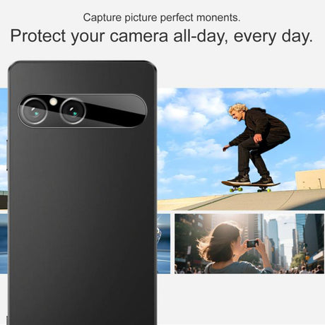Folie de protectie Techsuit Full Camera Glass compatibil cu Sony Xperia 10 VII, Negru