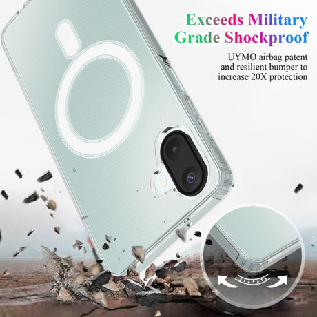 Husa de protectie Techsuit MagSafe Pro compatibil cu Samsung Galaxy A07 4G, Transparent