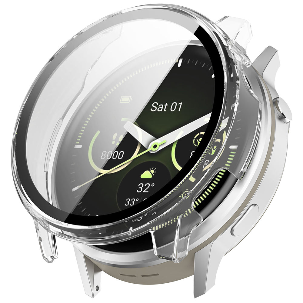 Folie de protectie smartwatch Techsuit Defense360 Pro + Screen Protector compatibil cu Garmin Venu 4 45mm, Transparent