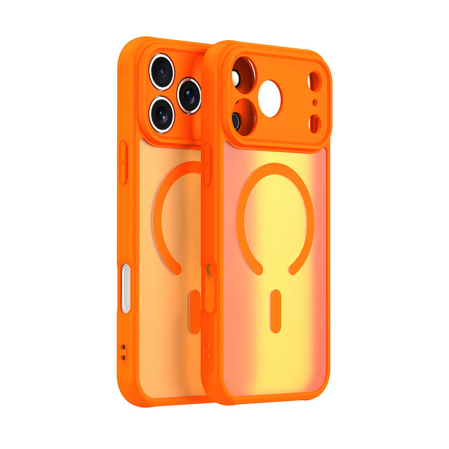 Husa de protectie Techsuit HaloFrost II MagSafe compatibil cu iPhone 17 Pro, Portocaliu