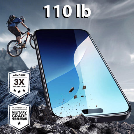 Folie de protectie ESR Armorite compatibil cu iPhone 16 Pro Max, Negru