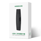 Adaptor Ugreen Cititor de Carduri CM304, USB/Type-C la SD/TF, 5Gbps, Negru
