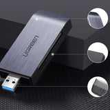 Ugreen Card Reader CM180 (50541), USB to SD/TF/CF/MS Card, Plug&Play, 512GB, 5Gbps, Gri