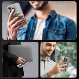 Suport Techsuit Premium MagSafe Ring AluStandX (SB1), for Desk, 360° Magnetic, Adjustable Stand, Aluminum & Zinc, Gri
