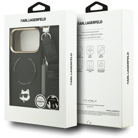Husa de protectie Karl Lagerfeld compatibil cu iPhone 17 Pro Max, Negru