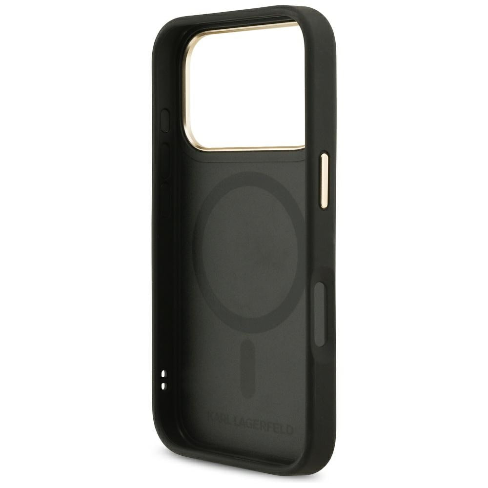 Husa de protectie Karl Lagerfeld compatibil cu iPhone 17 Pro Max, Negru