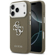 Husa de protectie Guess Hardcase Grained Big 4G Classic Logo (GUHCP17LPG4SMCEW) compatibil cu iPhone 17 Pro, Maro