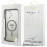 Husa de protectie Guess IML Gradient Triangle Logo MagSafe (GUHMP17SHGTMLCGA) compatibil cu iPhone 17, Kaki