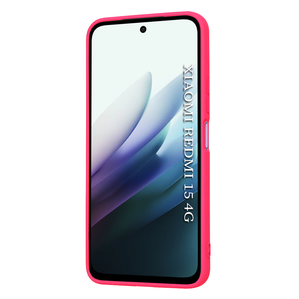 Husa de protectie Techsuit SoftFlex compatibil cu Xiaomi Redmi 15 4G / Redmi 15 5G, Roz Intens