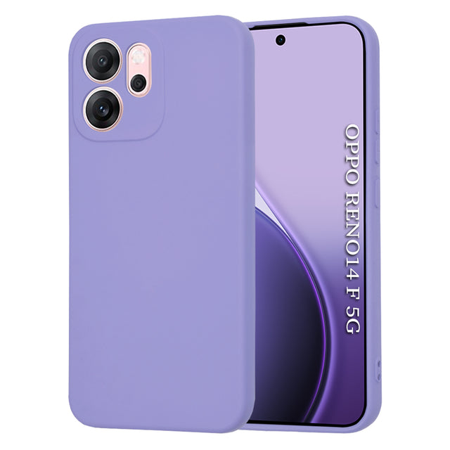 Husa de protectie Techsuit SoftFlex compatibil cu Oppo Reno14 F / Reno14 FS 5G, Mov Deschis