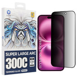 Folie de protectie Lito D+ Max Privacy 300C compatibil cu iPhone 16 Plus, Negru