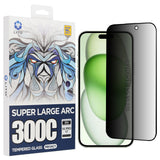 Folie de protectie Lito D+ Max Privacy 300C compatibil cu iPhone 15 Plus, Negru