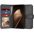 Husa de protectie Techsuit Diary Book compatibil cu Xiaomi 15T Pro, Negru