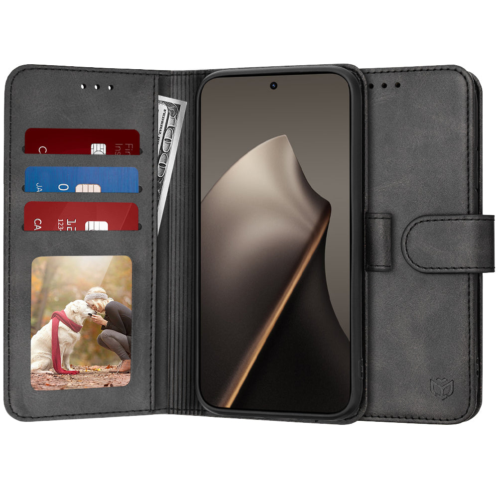 Husa de protectie Techsuit Diary Book compatibil cu Xiaomi 15T, Negru