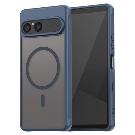 Husa de protectie Techsuit HaloFrost II MagSafe compatibil cu Sony Xperia 10 VII, Bleumarin