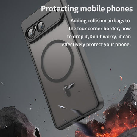 Husa de protectie Techsuit HaloFrost II MagSafe compatibil cu Sony Xperia 10 VII, Negru