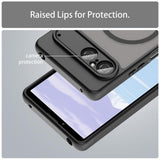 Husa de protectie Techsuit HaloFrost II MagSafe compatibil cu Sony Xperia 10 VII, Negru