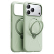 Husa de protectie Torras QPRO Silicone Series compatibil cu iPhone 17 Pro, Matcha Green