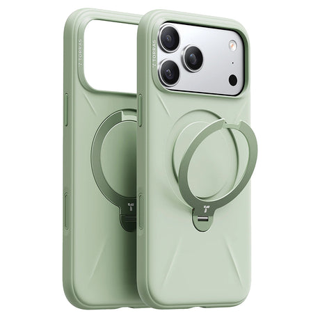 Husa de protectie Torras QPRO Silicone Series compatibil cu iPhone 17 Pro, Matcha Green