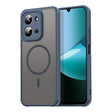 Husa de protectie Techsuit HaloFrost II MagSafe compatibil cu Xiaomi Redmi 15C 4G / Redmi 15C 5G, Bleumarin