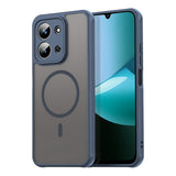 Husa de protectie Techsuit HaloFrost II MagSafe compatibil cu Xiaomi Redmi 15C 4G / Redmi 15C 5G, Bleumarin