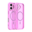 Husa de protectie Techsuit HaloFrost II MagSafe compatibil cu iPhone 17, Roz