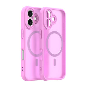 Husa de protectie Techsuit HaloFrost II MagSafe compatibil cu iPhone 17, Roz