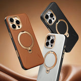 Husa de protectie Torras QPRO Leather Series compatibil cu iPhone 17 Pro, Portocaliu