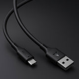 Cablu Acefast (C17-04), USB-C, 3A, 1.2m, Negru