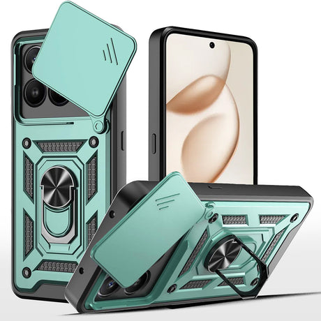 Husa de protectie Techsuit CamShield Series compatibil cu Honor 400 Smart 5G / 400 Smart 4G / X7d 4G, Verde