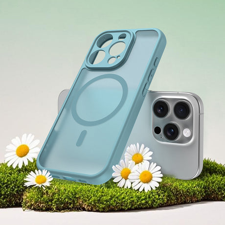 Husa de protectie Techsuit HaloFrost II MagSafe compatibil cu iPhone 16 Pro, Verde Menta