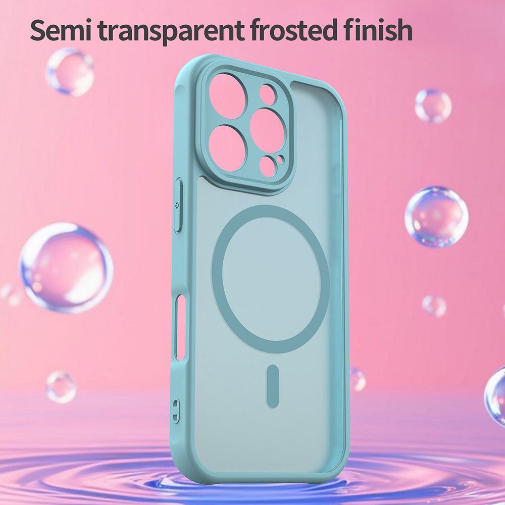 Husa de protectie Techsuit HaloFrost II MagSafe compatibil cu iPhone 16 Pro, Verde Menta