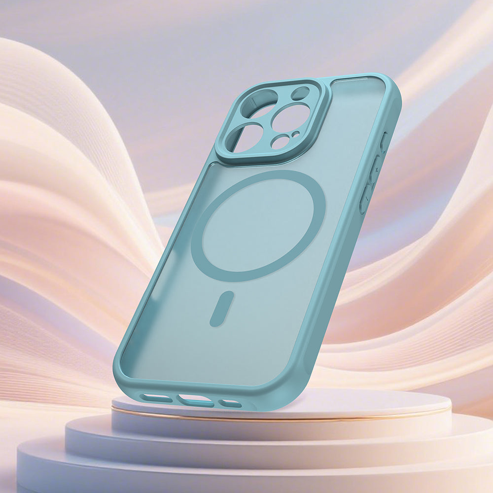 Husa de protectie Techsuit HaloFrost II MagSafe compatibil cu iPhone 16 Pro, Verde Menta