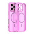 Husa de protectie Techsuit HaloFrost II MagSafe compatibil cu iPhone 16 Pro, Roz