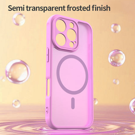 Husa de protectie Techsuit HaloFrost II MagSafe compatibil cu iPhone 16 Pro, Roz