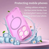 Husa de protectie Techsuit HaloFrost II MagSafe compatibil cu iPhone 16 Pro, Roz