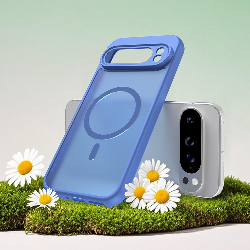 Husa de protectie Techsuit HaloFrost II MagSafe compatibil cu Google Pixel 10 Pro, Albastru Cer