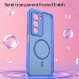 Husa de protectie Techsuit HaloFrost II MagSafe compatibil cu Xiaomi Redmi 15 4G / Redmi 15 5G, Albastru Cer