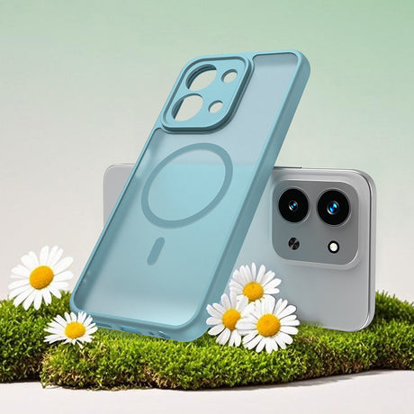 Husa de protectie Techsuit HaloFrost II MagSafe compatibil cu Xiaomi Redmi 15C 4G / Redmi 15C 5G, Verde Menta