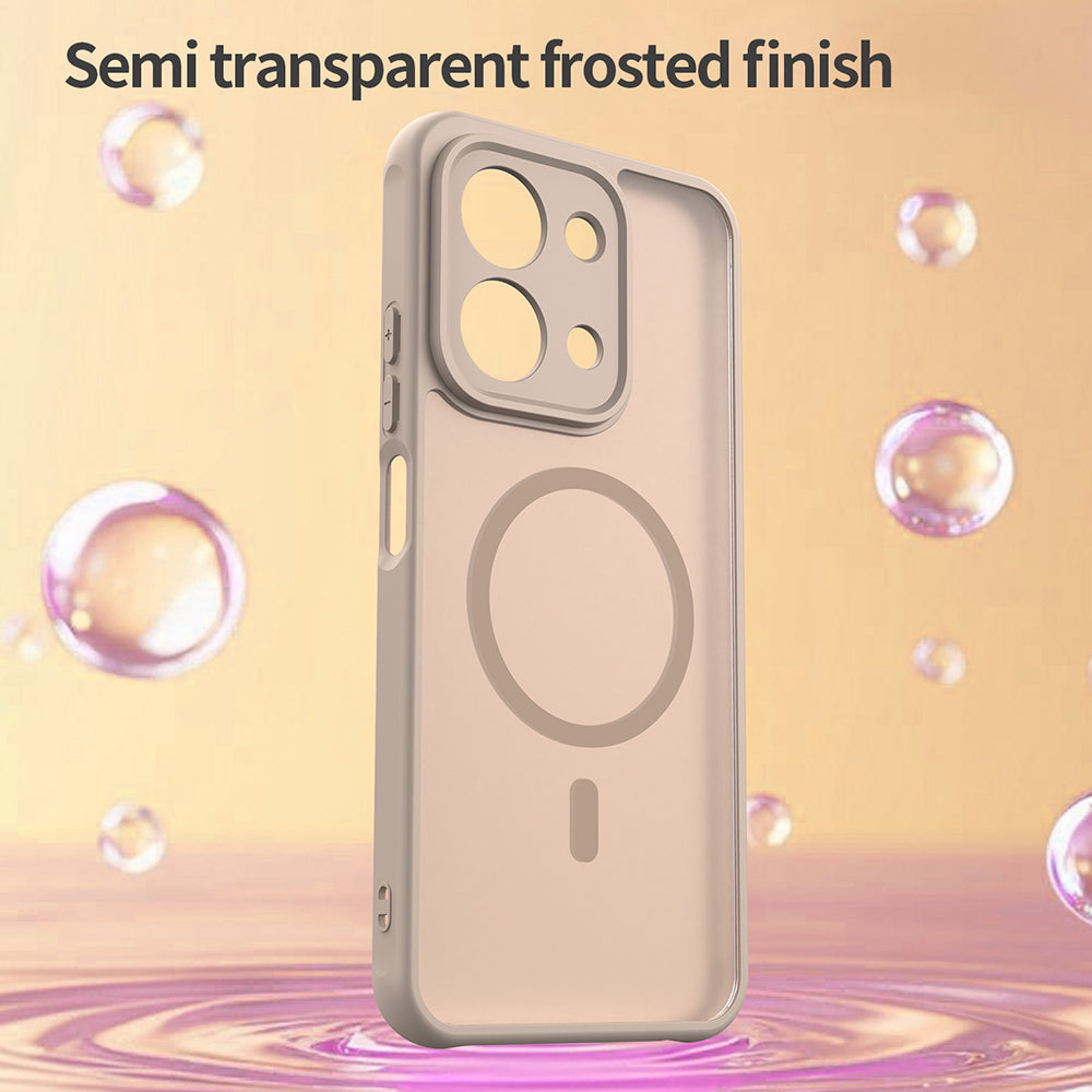 Husa de protectie Techsuit HaloFrost II MagSafe compatibil cu Xiaomi Redmi 15C 4G / Redmi 15C 5G, Auriu