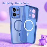 Husa de protectie Techsuit HaloFrost II MagSafe compatibil cu Xiaomi Redmi 15C 4G / Redmi 15C 5G, Albastru Cer