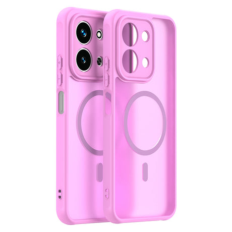 Husa de protectie Techsuit HaloFrost II MagSafe compatibil cu Xiaomi Redmi 15C 4G / Redmi 15C 5G, Roz