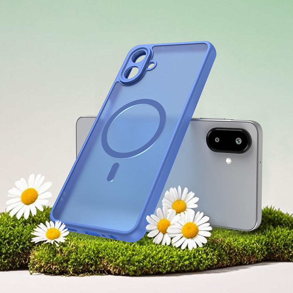 Husa de protectie Techsuit HaloFrost II MagSafe compatibil cu Samsung Galaxy A07 4G, Albastru Cer